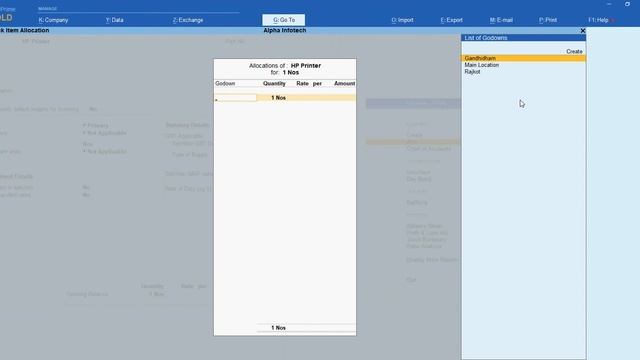 Tally Add On : Block Inactive Godown in Tally Prime Software смотреть онлайн