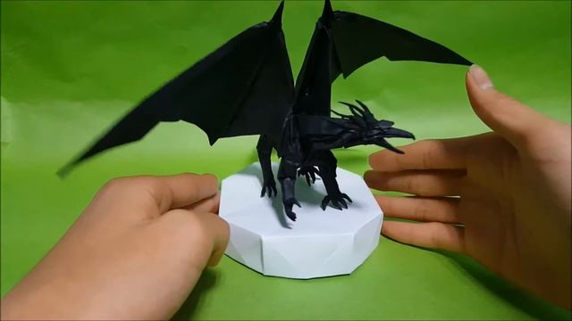 Origami Ancient Dragon ( Satoshi Kamiya ) Demonstration смотреть онлайн