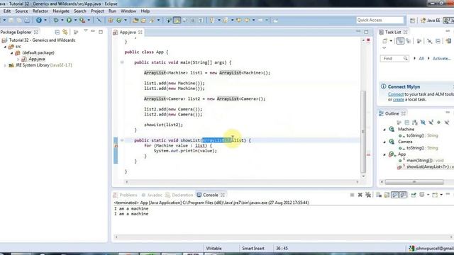 Learn Java Tutorial for Beginners, Part 31 Generics and Wildcards смотреть онлайн