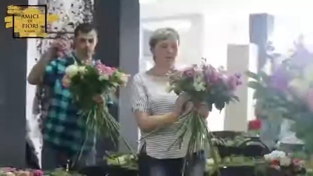 Законы колористики в создании букета. Школа флористики Ивана Базина