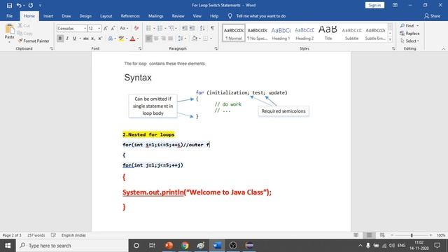 Class-2 || Switch Case While Do while Continue and Break Statement смотреть онлайн