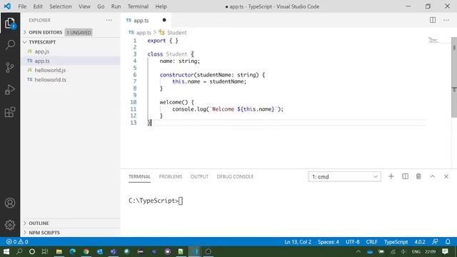TypeScript Tutorial | Class смотреть онлайн
