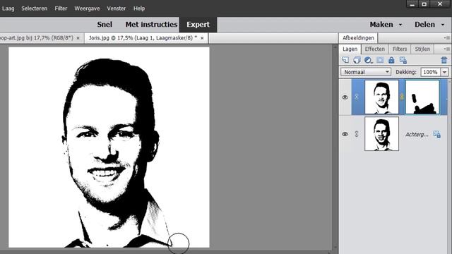 Pop art maken met Photoshop Elements смотреть онлайн