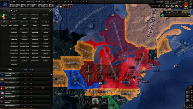 Hearts of Iron 4 US States Mod Georgia-Episode 1! смотреть онлайн