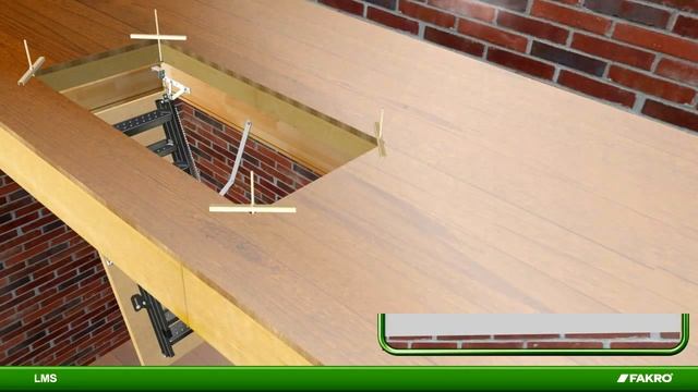 Fakro LMS Installation Video - with LXK Brackets смотреть онлайн