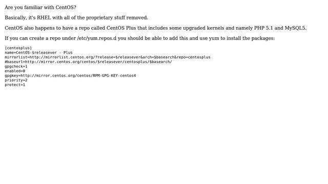 Installing PHP 5 on RedHat Enterprise Linux 4 (4 Solutions!!) смотреть онлайн