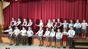 г. Новосибирск, гимназия 12, хор "Веселые нотки" - песня " Страна чудес"