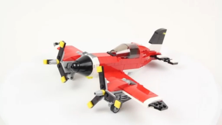 Lego Creator 31047 Propeller Plane - Lego Speed Build смотреть онлайн