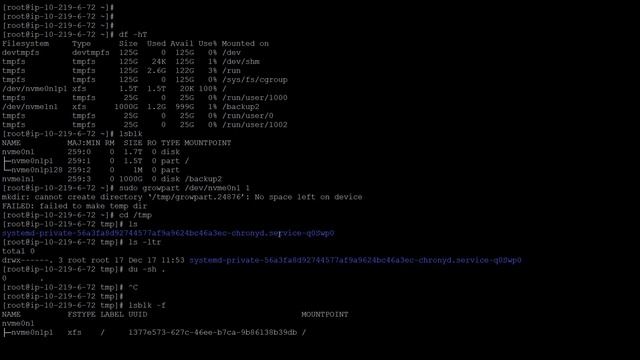 How to Fix growpart No space left on device in Linux смотреть онлайн