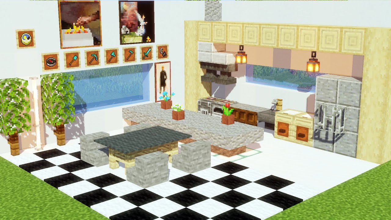 ДИЗАЙН КУХНИ В МАЙНКРАФТ БЕЗ МОДОВ!