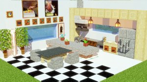 ДИЗАЙН КУХНИ В МАЙНКРАФТ БЕЗ МОДОВ!