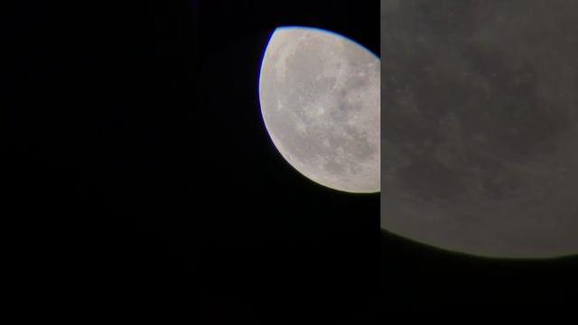 Moon through Celestron inspire 100az telescope 2 смотреть онлайн