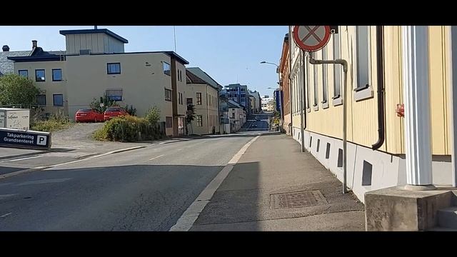 Walking tour in hamar City, Norway смотреть онлайн