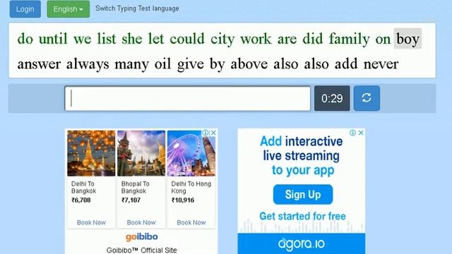 Typing Test | 110 WPM | 10fastfingers | Increase typing speed смотреть онлайн