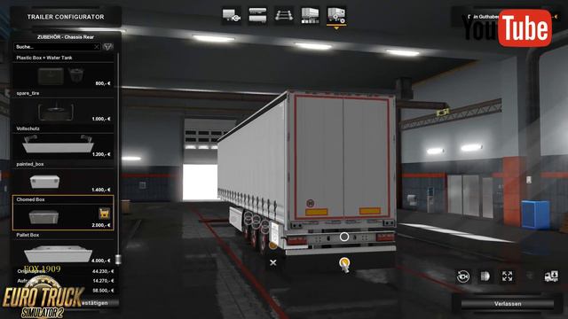 (ETS2 v 1.32 Open Beta) Trailer Felgen chrom rot by Kerinn Umbau смотреть онлайн