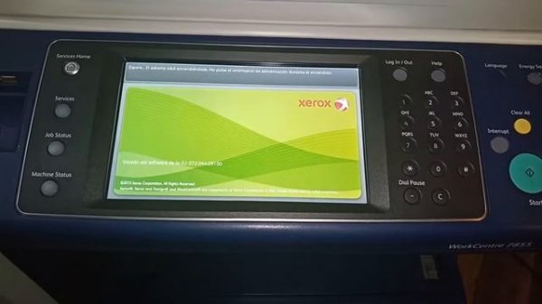 Xerox workcentre 7830 7835 7845 7855 software reset