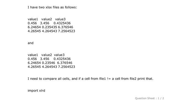 Pandas : Compare 2 excel files using Python смотреть онлайн