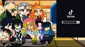 Hashira react to tanjiro kamado || KNY || gacha club