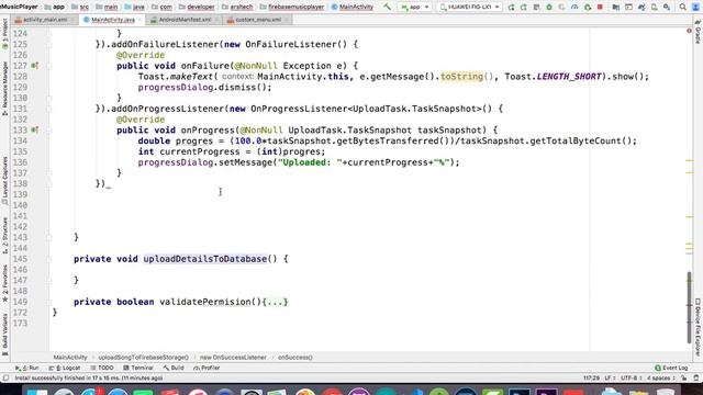 Create Firebase Music Player In One Hour ??? | Android Studio Tutorial In Urdu/Hindi смотреть онлайн
