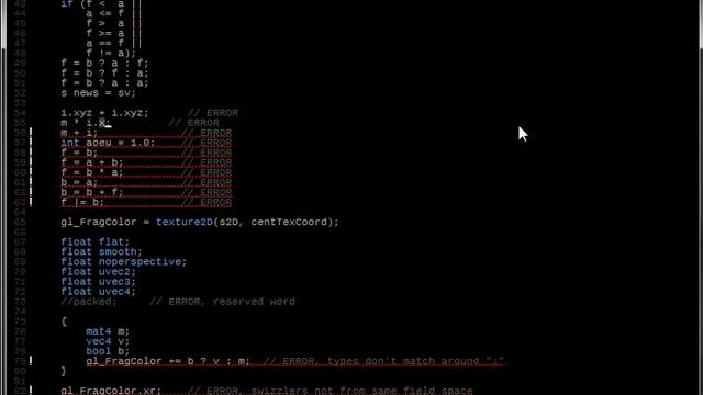 Emacs GLSL syntax check смотреть онлайн