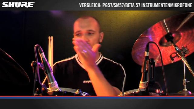 Vergleich: Shure PG57 / SM57 / Beta 57A Instrumentenmikrofone:
