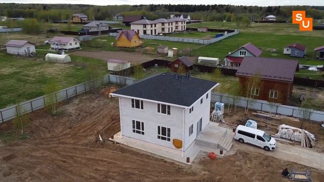 Обзор дома Сумароково 9,5 на 9,5 метров в Истринском районе смотреть онлайн