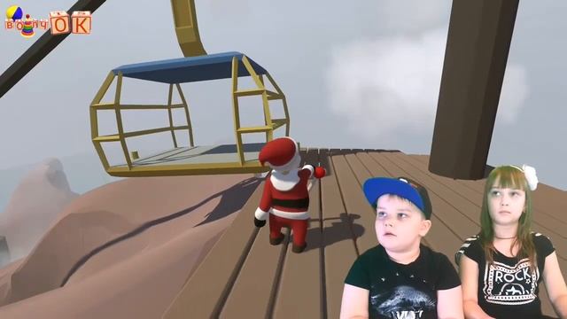 ЧЕЛОВЕК ЖВАЧКА! ПРИКОЛЬНАЯ ИГРА-Human Fall Flat Для детей Funny games Прохождение ОНЛАЙН игры ТОП смотреть онлайн