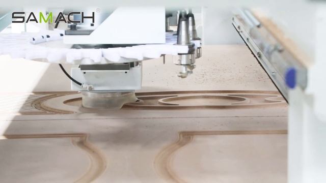 Samach-CNC router. 16ATC. HQD 9KW spindle смотреть онлайн