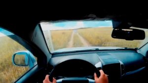 Шевроле Каптива С100, немного бездорожья и поездка по полю от первого лица
