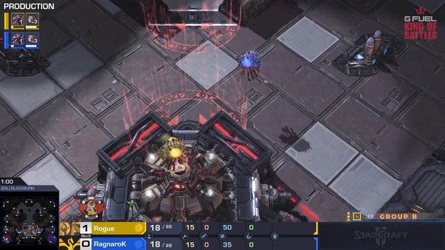 StarCraft 2: RAGNAROK vs ROGUE - King of Battles 3 (Group B) Decider Match смотреть онлайн