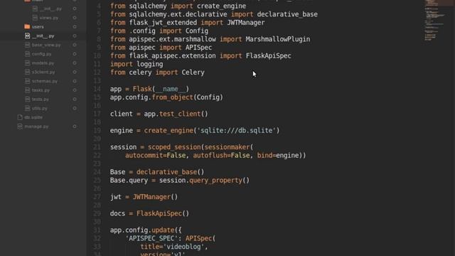 REST API (Python) конфигурация Flask CORS смотреть онлайн