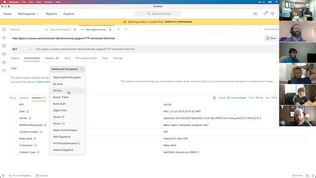 W12D1: HTTP Authentication смотреть онлайн