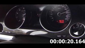 Audi S8 D3 5.2 V10 acceleration 0-253 km/h