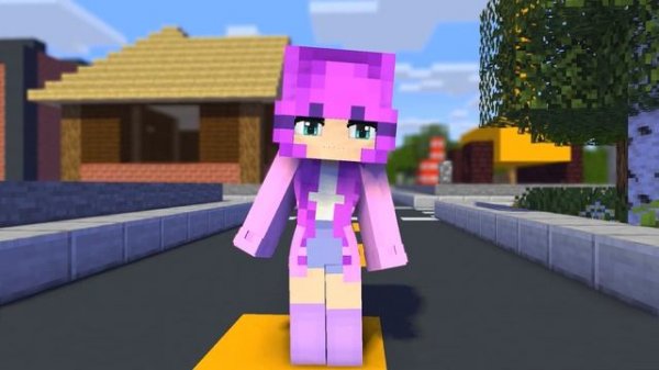COUPLE KITTY KITTY POLICE APHMAU FRIENDS CASH AND ZOEY - MINECRAFT ANIMATION #shorts