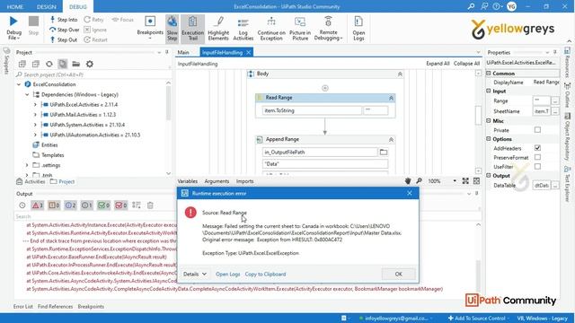 UiPath | Day-4 Complete Excel Automation | Exception Handling | தமிழில் | Yellowgreys - YouTube смотреть онлайн