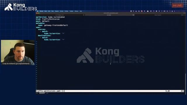 Service Mesh Traffic Permissions - Kong Builders Livestream смотреть онлайн