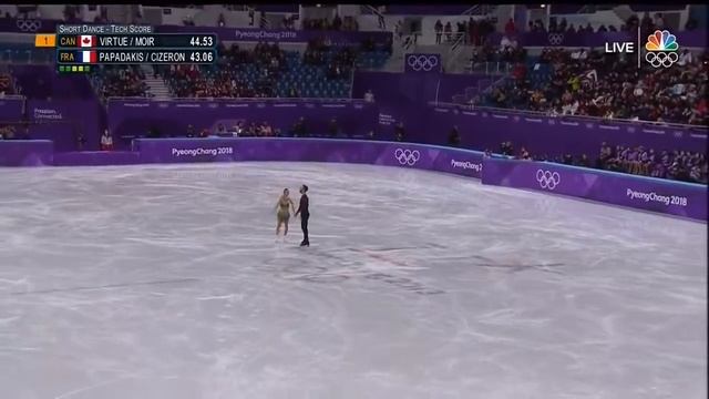 Gabriella PAPADAKIS & Guillaume CIZERON FRA Short Dance Pyeongchang 2018 смотреть онлайн