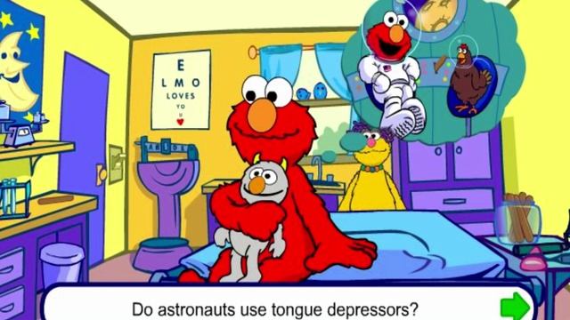 Elmo Goes to the Doctor - Sesame Street Games - PBS Kids смотреть онлайн