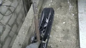 Самодельный снегоход из самодельной мотособаки!