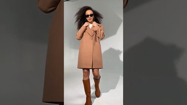 Пальто женское Emass 114/2-51-1 Тейлор цвета кэмел