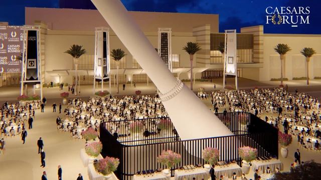 CAESARS FORUM 360 Fly-Through Video смотреть онлайн