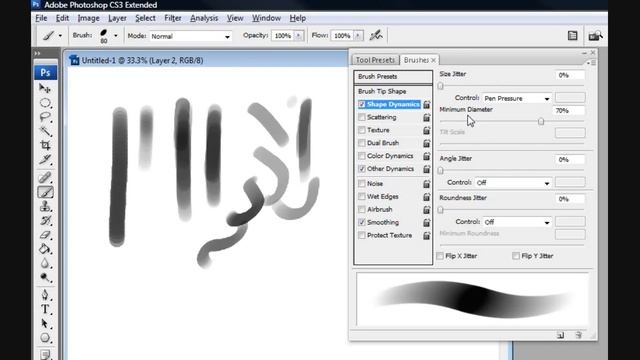 How to Create a Sketch/Blendin Brush - www.DaveRapoza.com смотреть онлайн