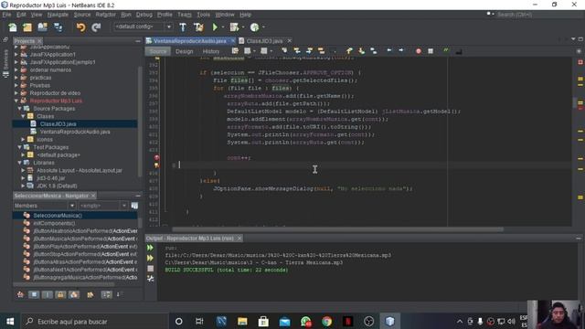 Reproductor de audio mp3 en java usando media player смотреть онлайн