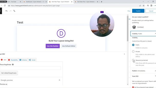 How To Make Password Protect Pages Or Posts In WordPress | | Learn WordPress Tutorials In Hindi смотреть онлайн