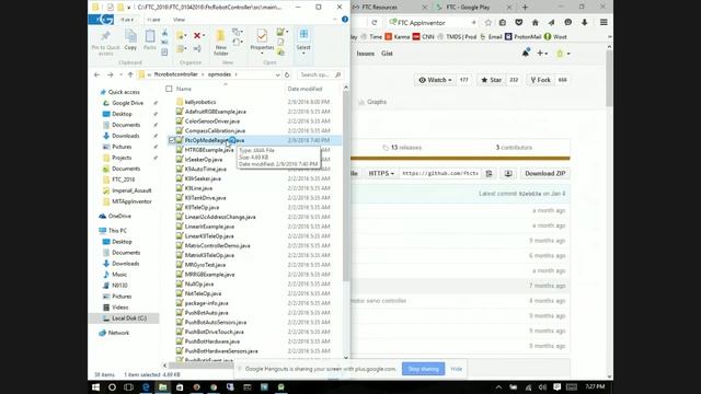 FIRST Tech Challenge Android Studio SDK Update Hangout смотреть онлайн