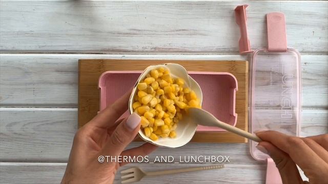 Ланч-бокс Orange Lunch со столовыми приборами