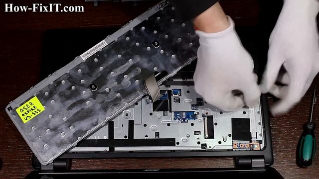 Acer Aspire V5-531 (V5-571) power button replacement, замена кнопки питания смотреть онлайн