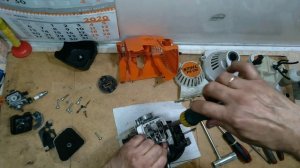 Штиль FS-130.ремонт двигателя.