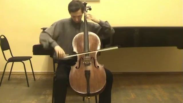 Eugene Prokoshin plays Piatti Caprice #3 for cello solo. смотреть онлайн