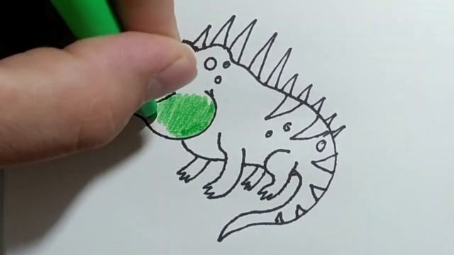 Как нарисовать ящерицу смотреть онлайн